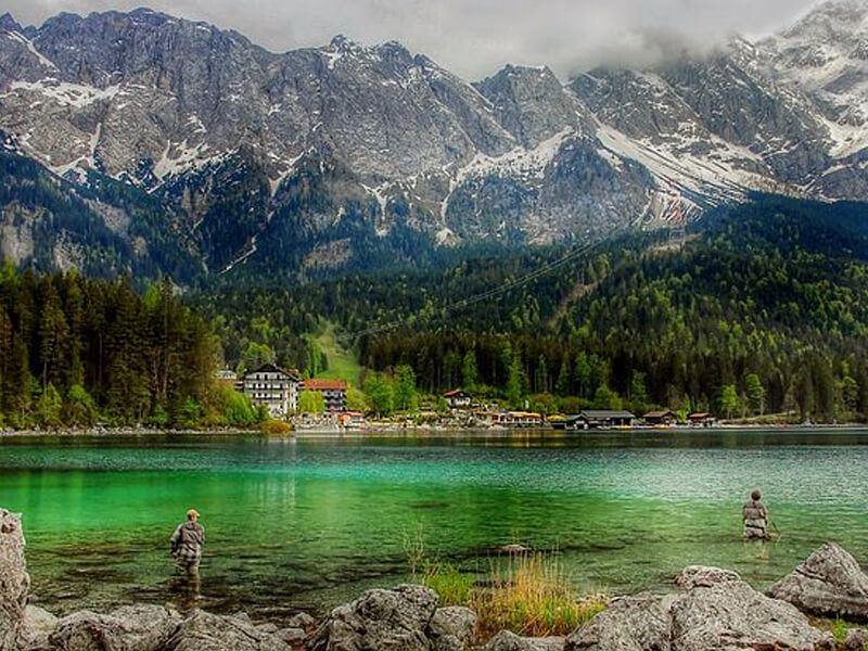 Bild von der Zugspitze