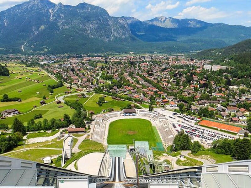 Bild von der Zugspitze