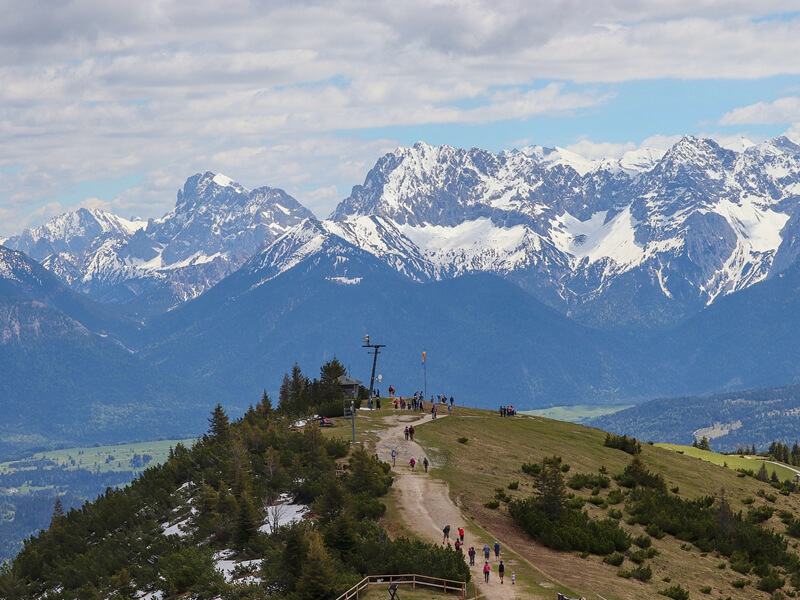 Bild von der Zugspitze