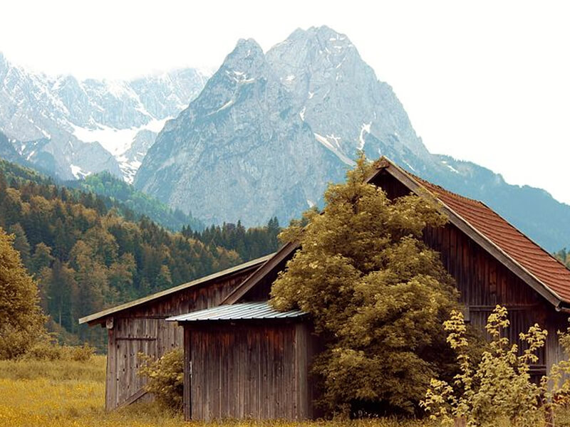 Bild von der Zugspitze